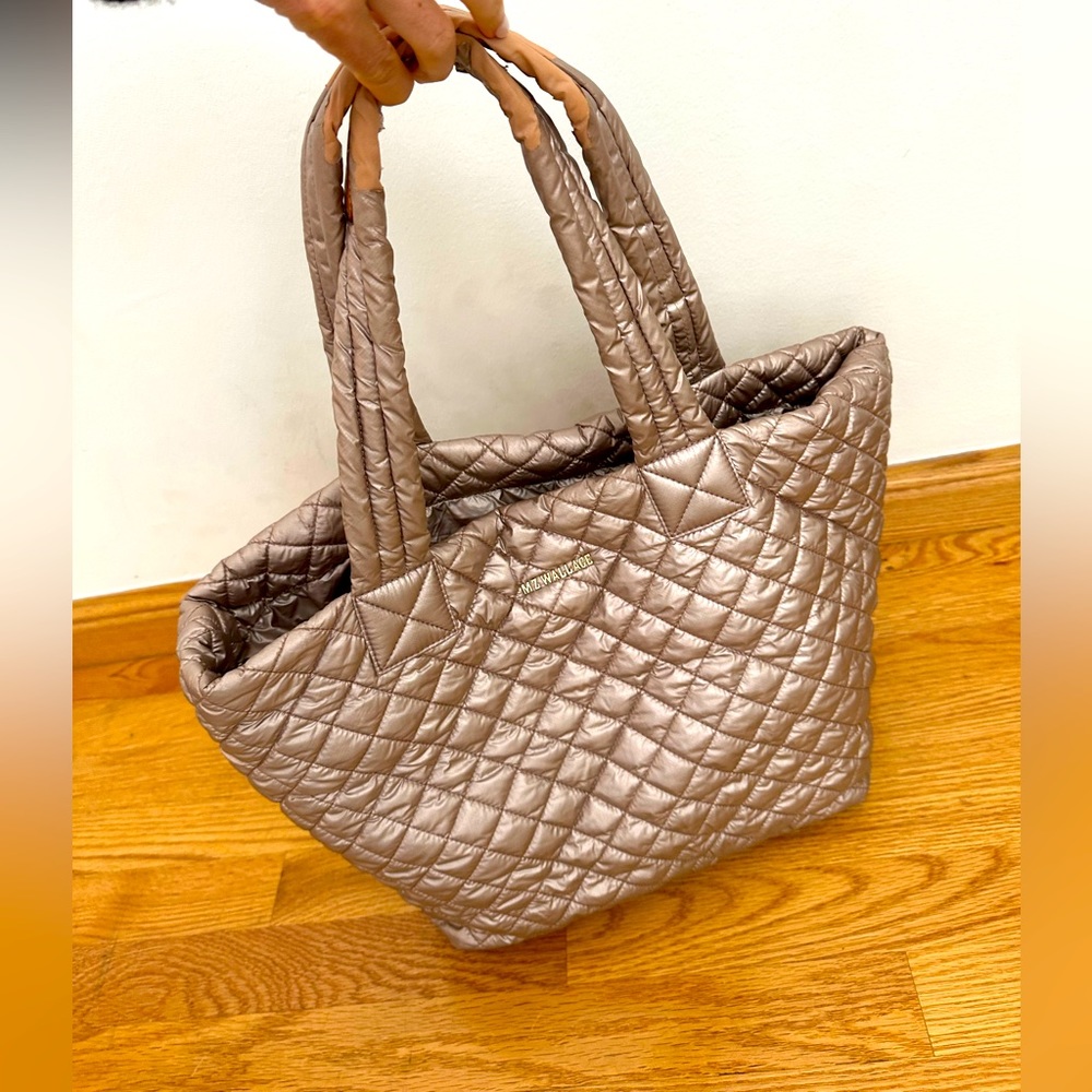 Metallic Pink MZ Wallace Metro Tote (Size M)